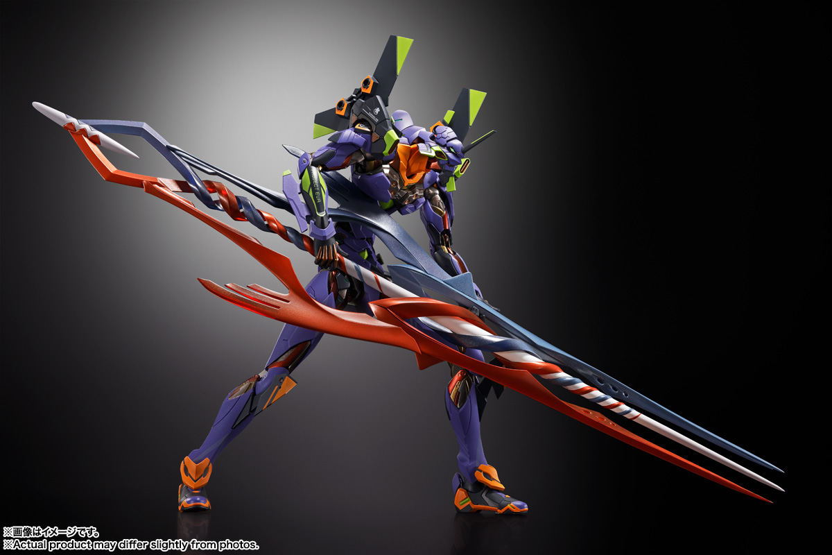 METAL BUILD EVA-01 TEST TYPE 01 30th with the spear of Gaius