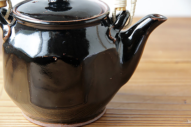 丸八窯】土瓶/小/面取/黒 | 【丹波のイロドリ】丹波焼(陶器)の公式通販