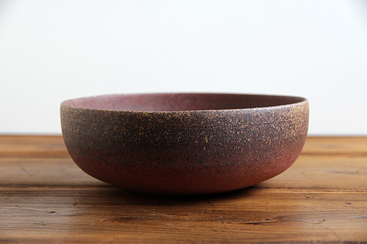 信水窯】大鉢/緋色 | 【丹波のイロドリ】丹波焼(陶器)の公式通販