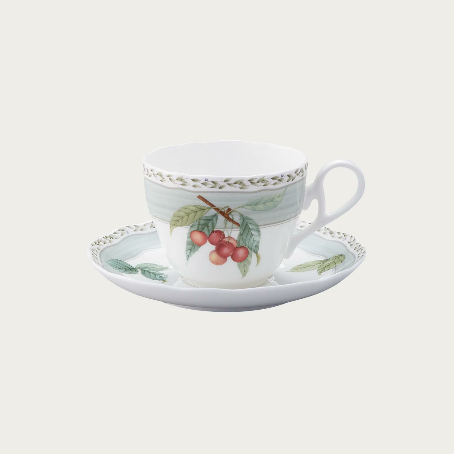 オーチャードガーデン カップ&ソーサー(スモーキーピンク) | ノリタケ