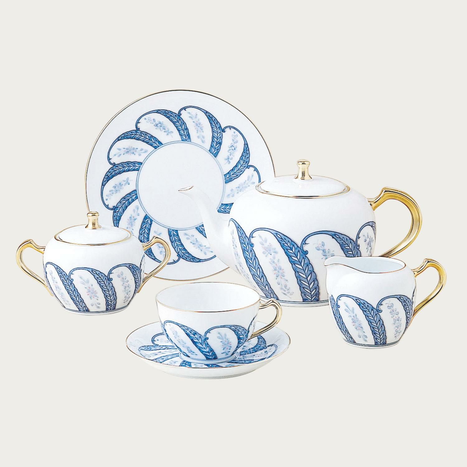 大倉陶園］呉須更紗 23ピースティーセット | ノリタケ食器公式