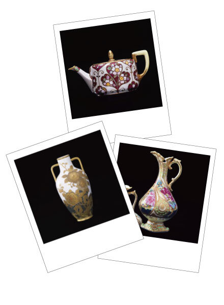 オマージュ コレクション 19cmプレート(橙絵花鳥文) | ノリタケ食器