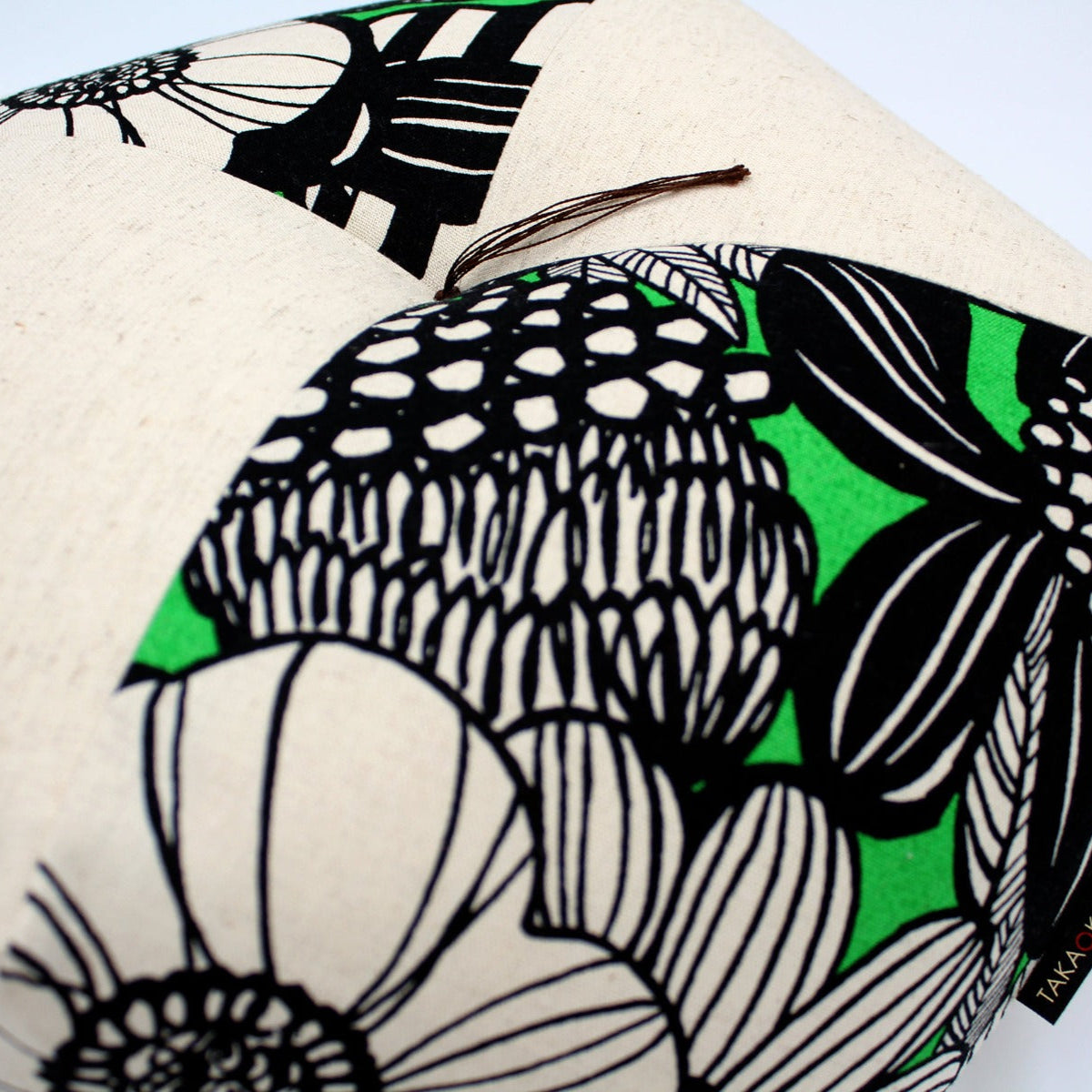 おじゃみ座布団 モノトーングリーン/ナチュラル – 洛中高岡屋 warara