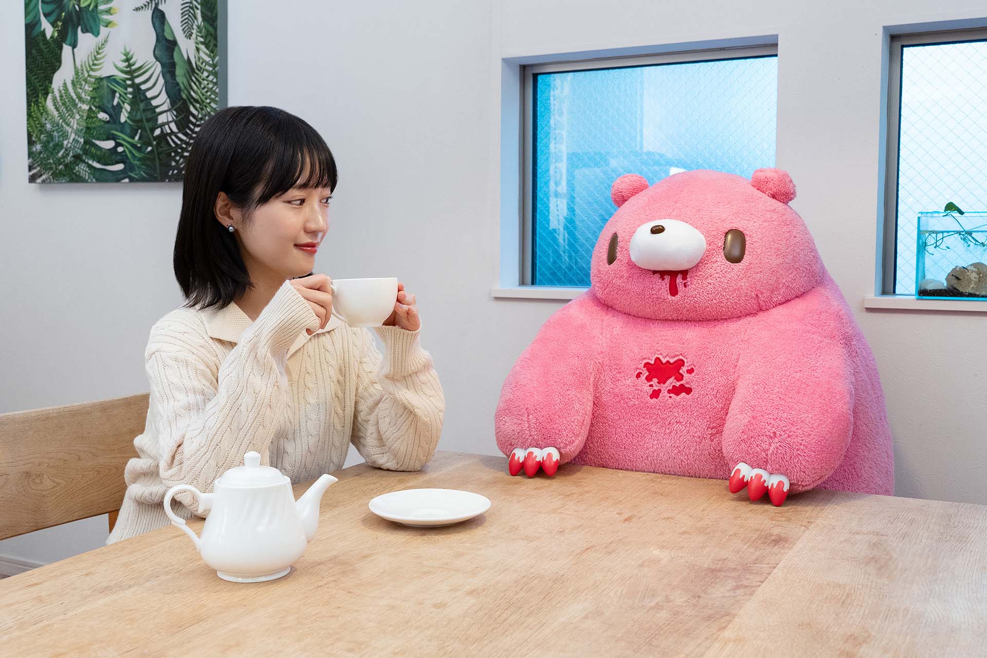 いたずらぐまのグルーミー 特大ぬいぐるみ 【chubby shape】｜TAITO