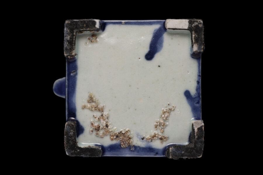 李朝瑠璃釉四方水滴（朝鮮時代） - 天平堂（TENPYODO）