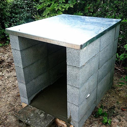 スチール天板｜石窯クロスドーム