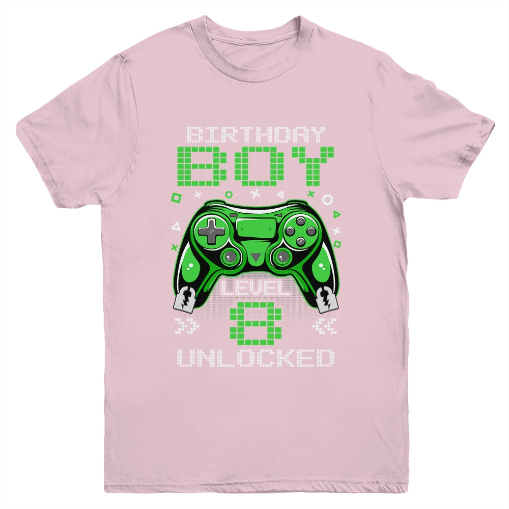 Level 8 Unlocked Awesome Since 2018 8th Birthday Gaming Youth