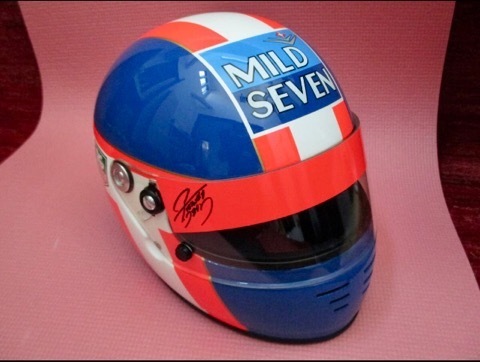 片山右京レプリカヘルメット: FIAT500.net－Team．Yuji