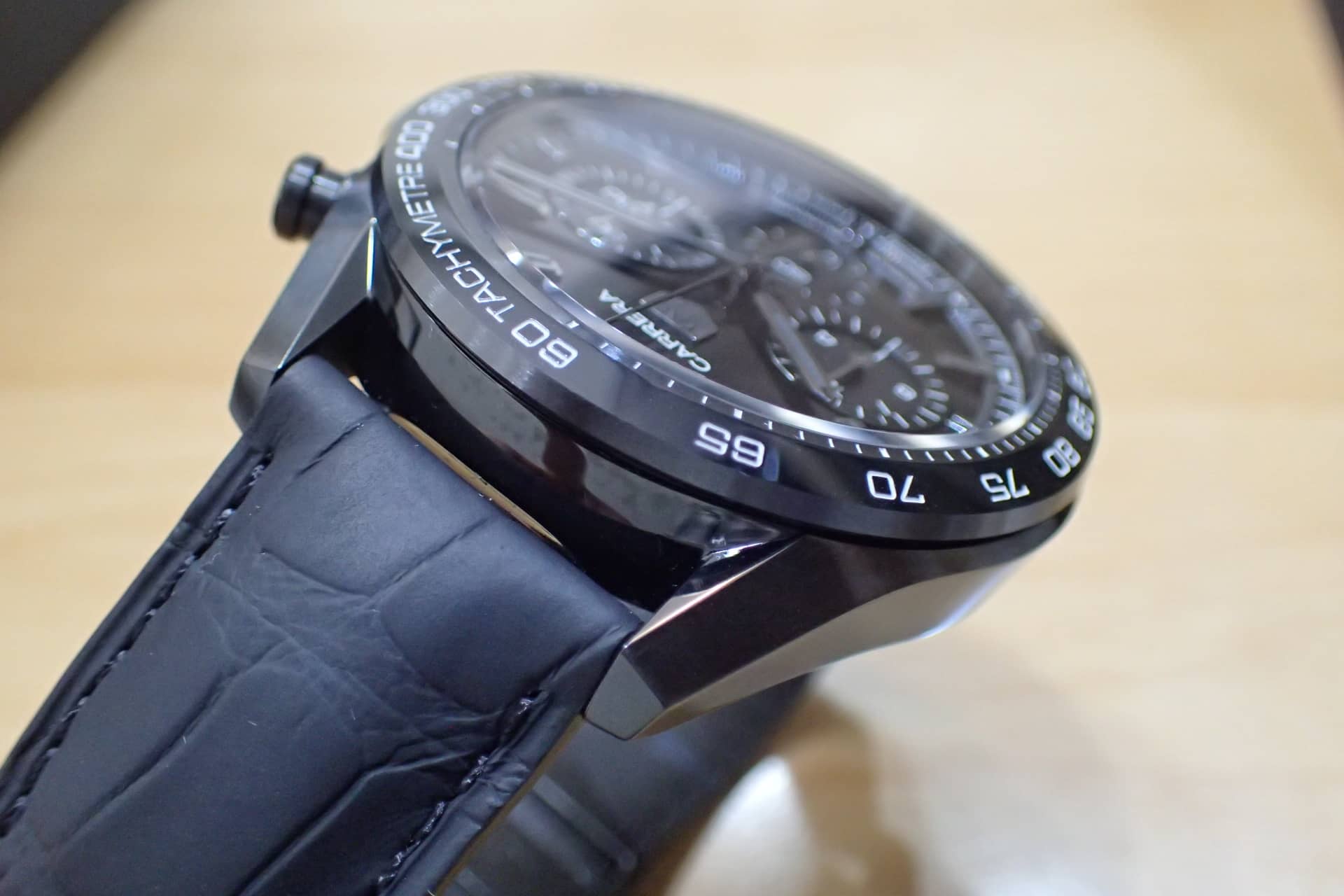 中古品【TAG HEUER】タグホイヤー カレラ ホイヤー02 ジャパンブラック