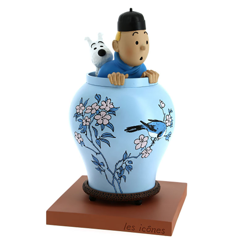 Les Icônes: The Blue Lotus Jar - The Tintin Shop UK