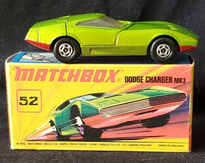 NM Matchbox 52-C Dodge Charger Mk III in the Box – The Toys Time