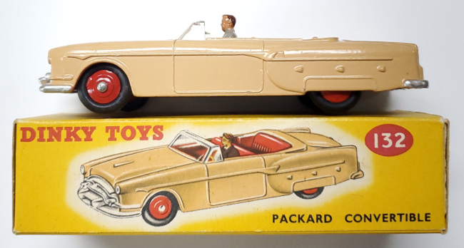 1957 Dinky Toys #131 Pink Cadillac Eldorado Tourer: Mint in the