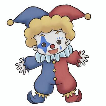 ピエロイラスト - No: 22083679｜無料イラスト・フリー素材なら