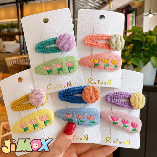 楽天市場】ヘアクリップ 花（素材（生地・毛糸）ニット）（キッズ