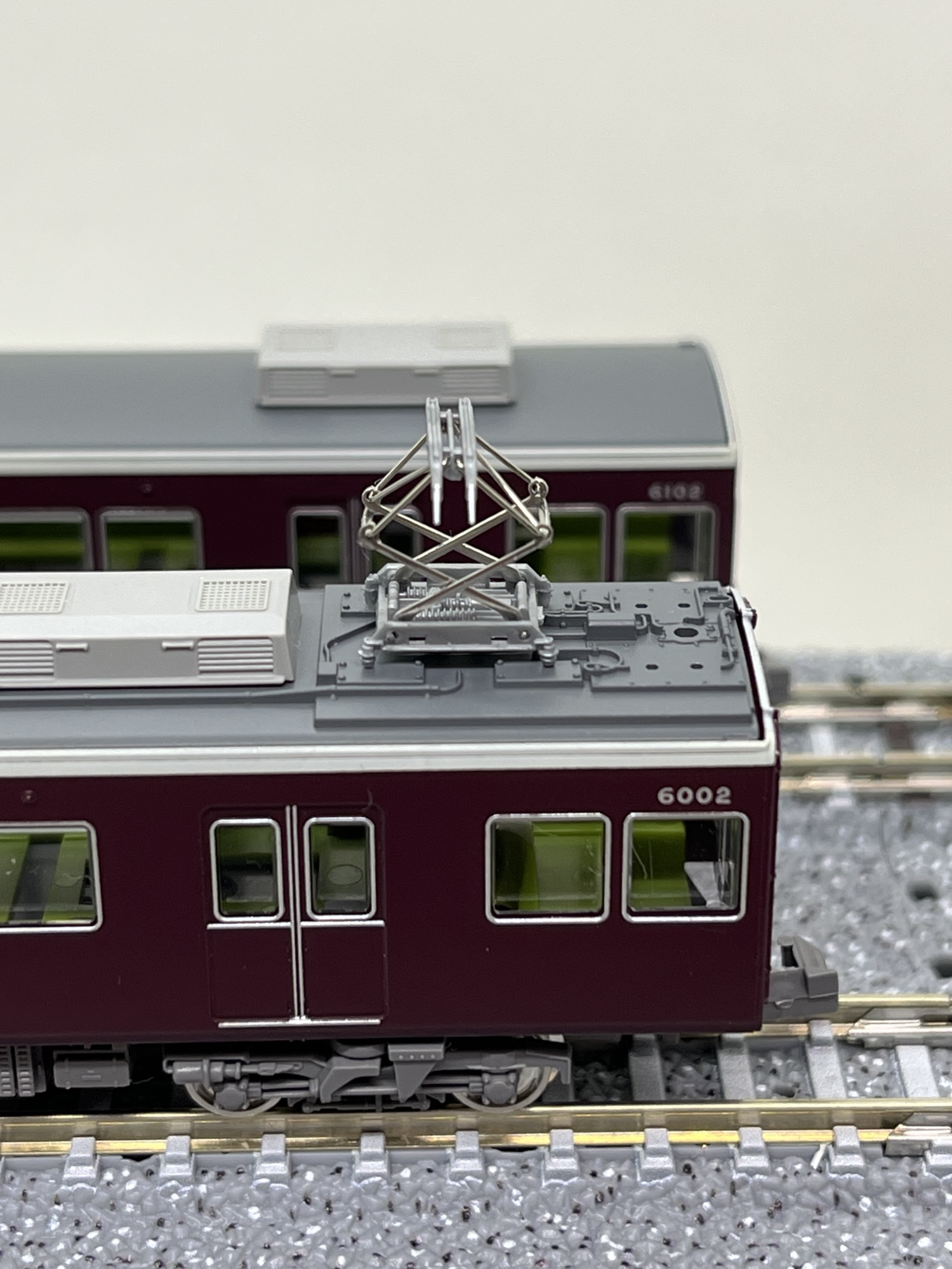 能勢電鉄6000系6002編成入線レビュー – MSangaの鉄道模型のページ