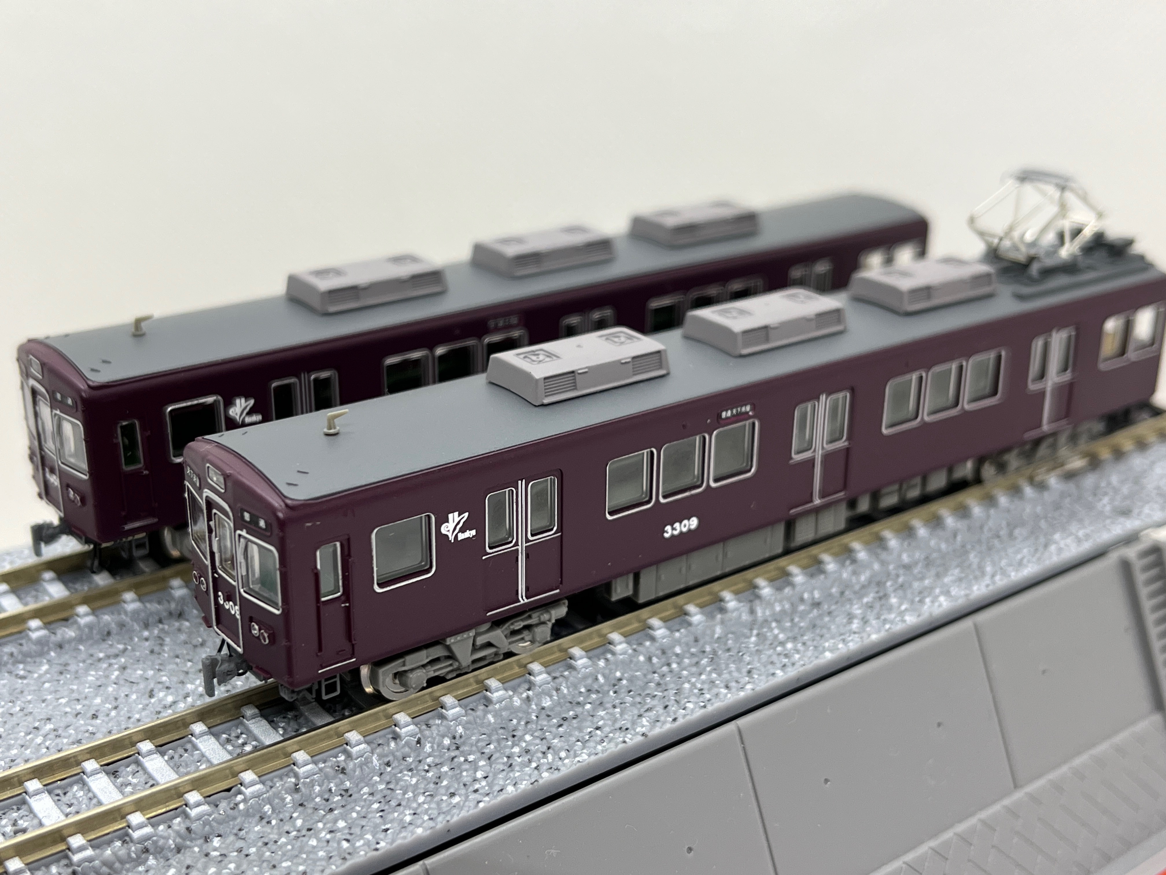 阪急3300系（鉄道コレクション）8連化加工 – MSangaの鉄道模型のページ