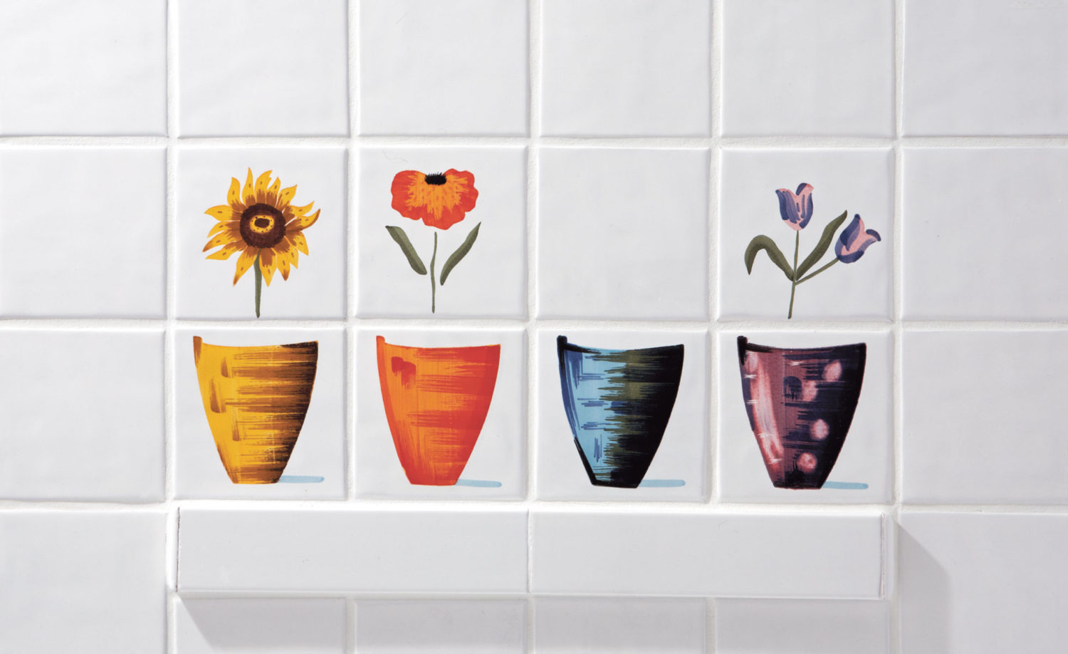 Flower | tiles by HiRATA TILE | 新築・リフォーム問わず皆様の豊かな