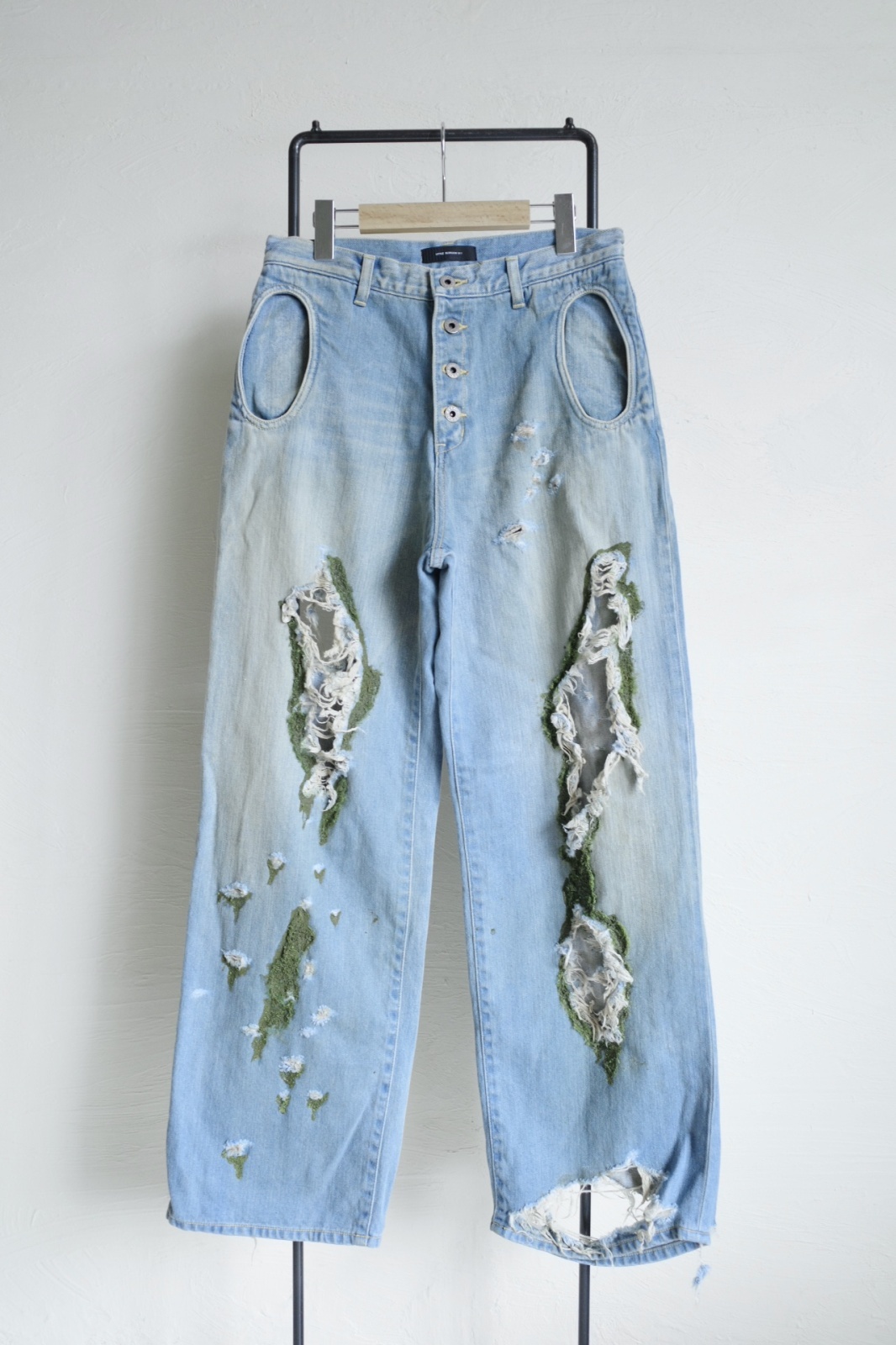 LITTLE BEDROOM warp hole denim moss Ver. - tity