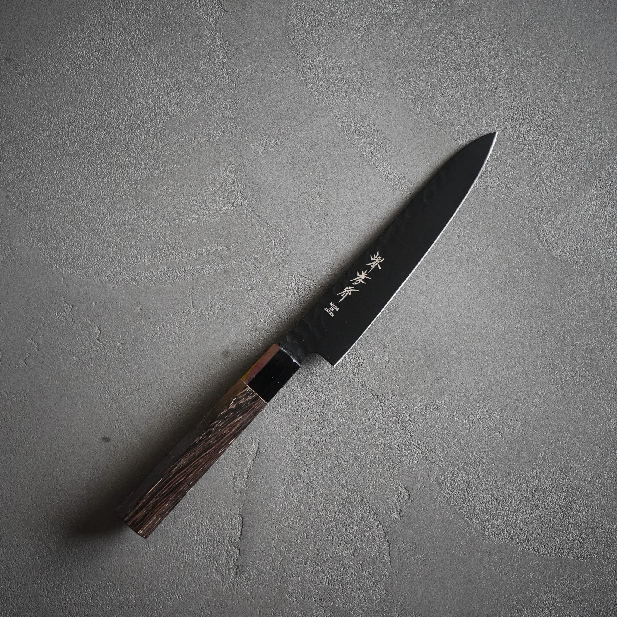 黒影 ペティナイフ 150mm / 堺孝行 – Tomoe-Ya