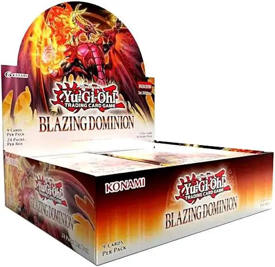 YuGiOh Blazing Dominion CORE Booster Box 24 Packs Konami - ToyWiz