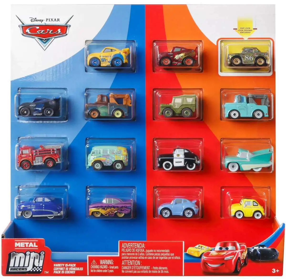 Disney Pixar Cars Die Cast Metal Mini Racers Variety Exclusive Car