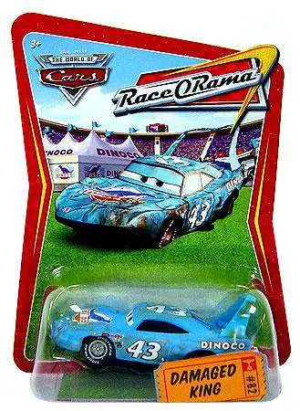 Disney Pixar Cars The World of Cars Race-O-Rama Damaged King 155