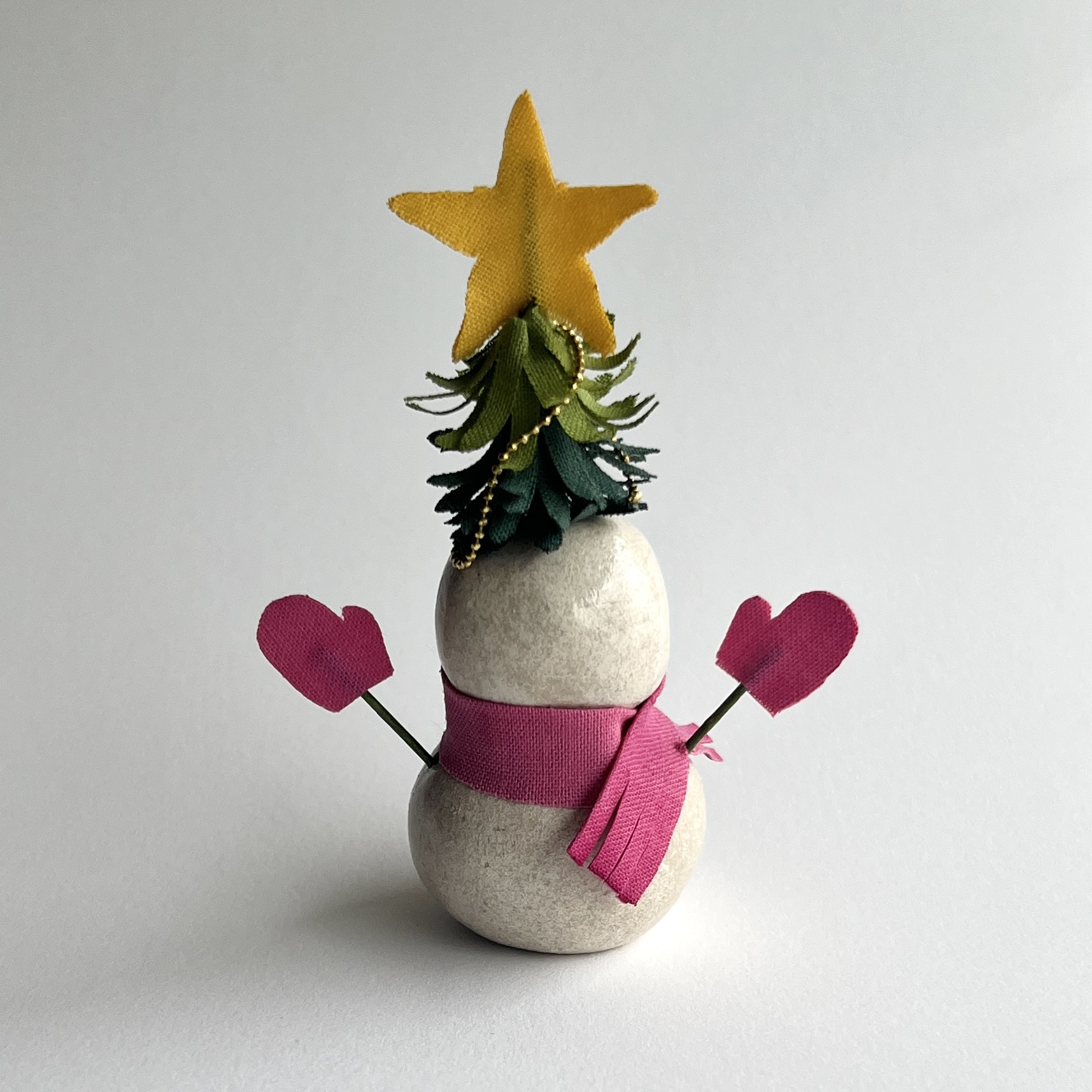 クリスマスツリーな雪だるま☆ | to feel