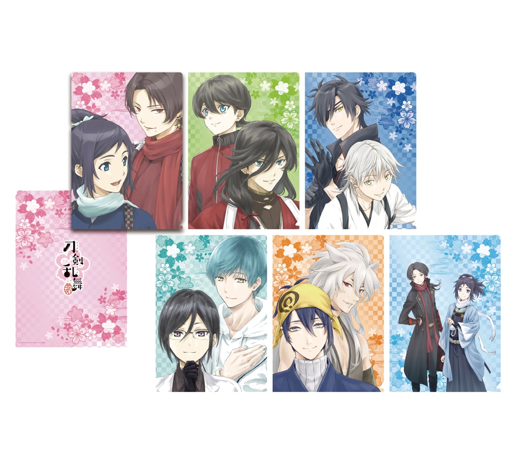 公式オンラインストア刀剣乱舞-花丸- クリアファイル6枚セット: 文具