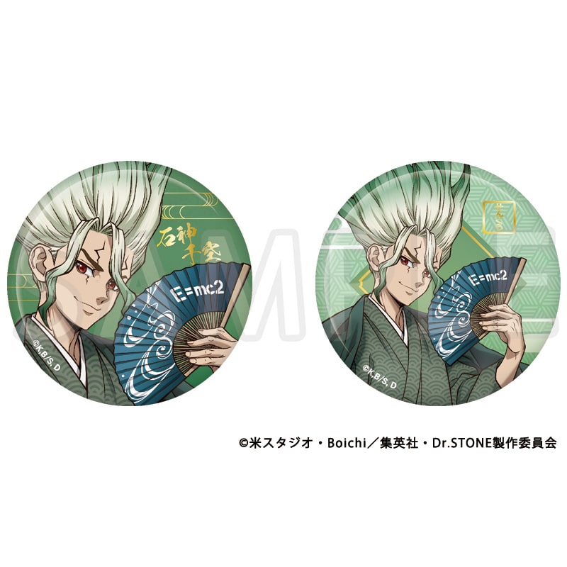 公式オンラインストアDr.STONE 描き下ろし缶バッジ2個セット 石神千空