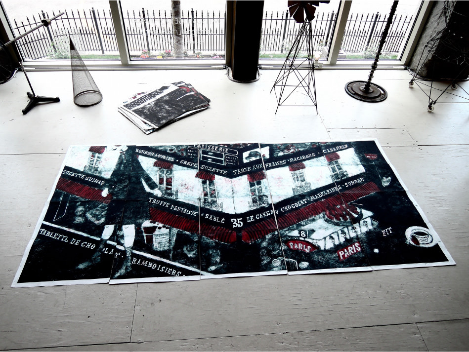 西脇光重（版画家 ）がパッケージを世話焼き紙器で制作する場合