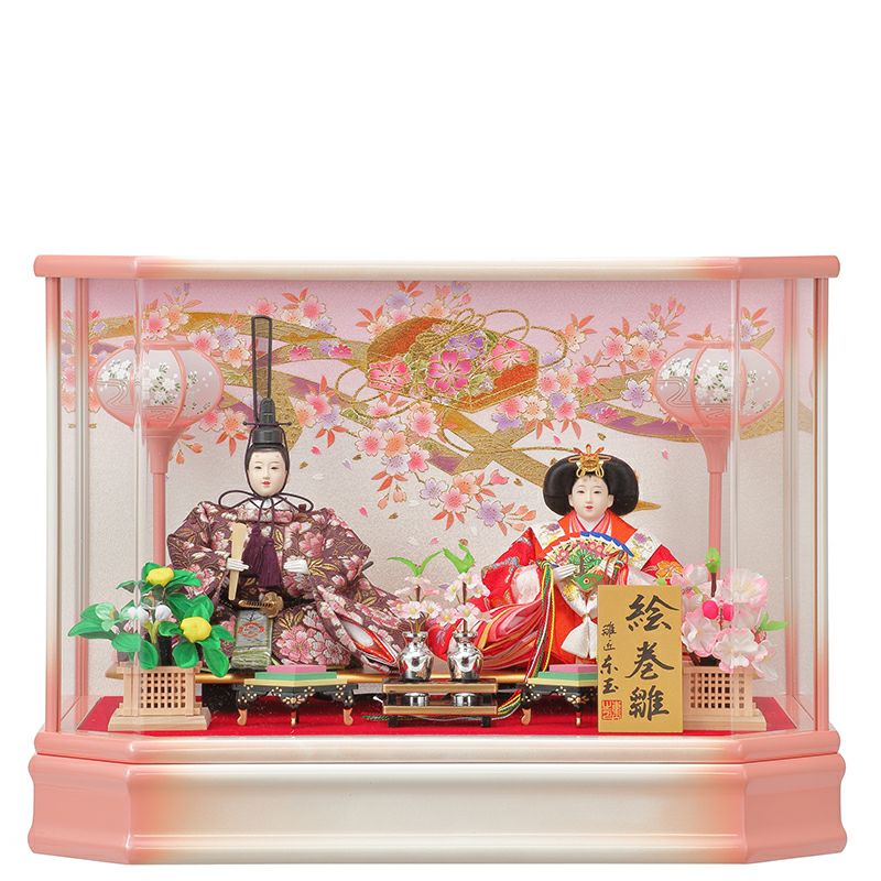 ガラス雛人形特大サイズ展示品