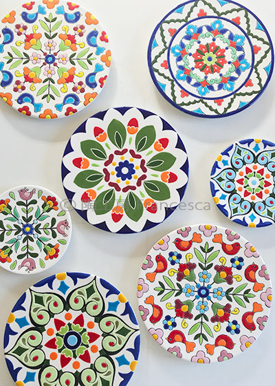 スペインタイル 陶工房 Francesca（フランチェスカ）制作販売 看板 表札