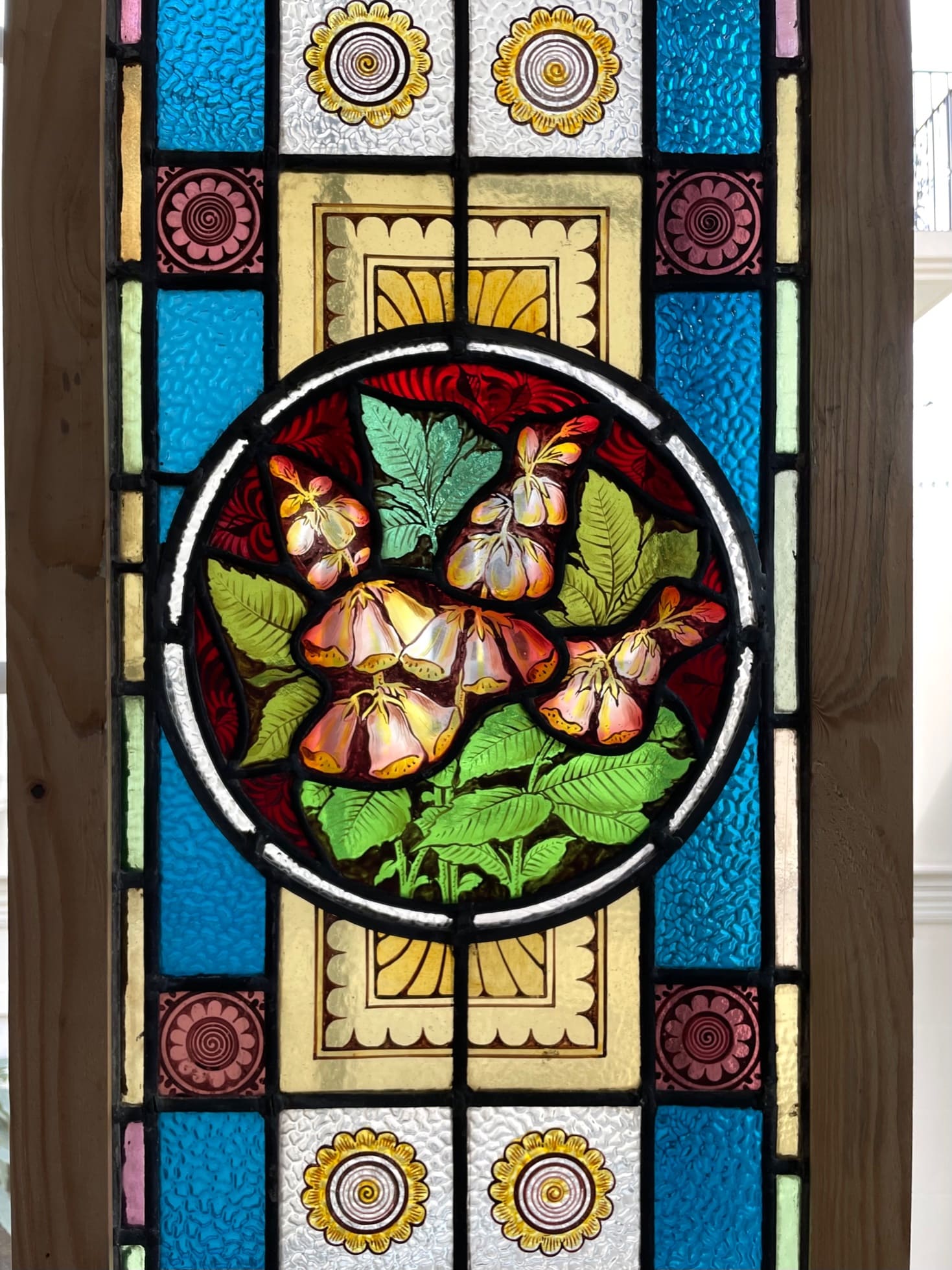 エナメル彩ステンドグラス ジキタリス se8 - 陶夢