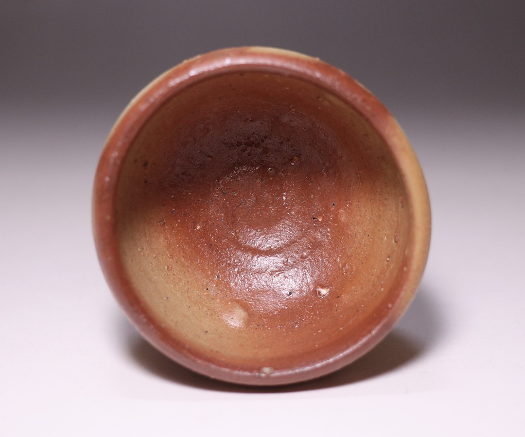 金重有邦 作 「伊部ヒダスキ盃」 ～備前焼専門卸小売店 川口陶楽苑～