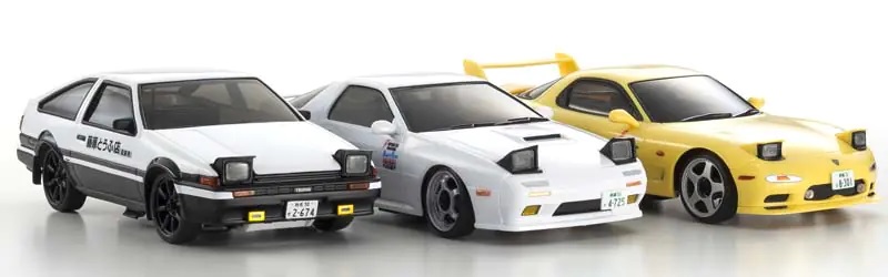First MINI-Z 頭文字D マツダ RX-7 FD3S ヘッドライト付 [66603L