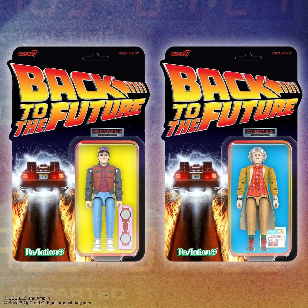 Back to the Future II Super7 Reaction+ Wave 2 Revealed