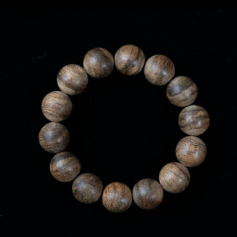 尋韻】百年野生老料奇楠沉香手串佛珠念珠手鏈男女款沉水級保真| 協貿