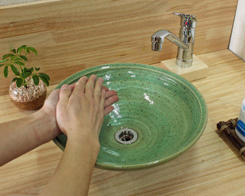 楽天市場】【ポイント8倍】 洗面ボウル 陶器 おしゃれ 信楽焼 陶器