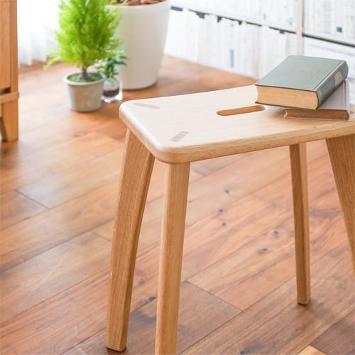 楽天市場】旭川家具 WOW ワオ KAKU 角スツール 国産家具 無垢 スツール