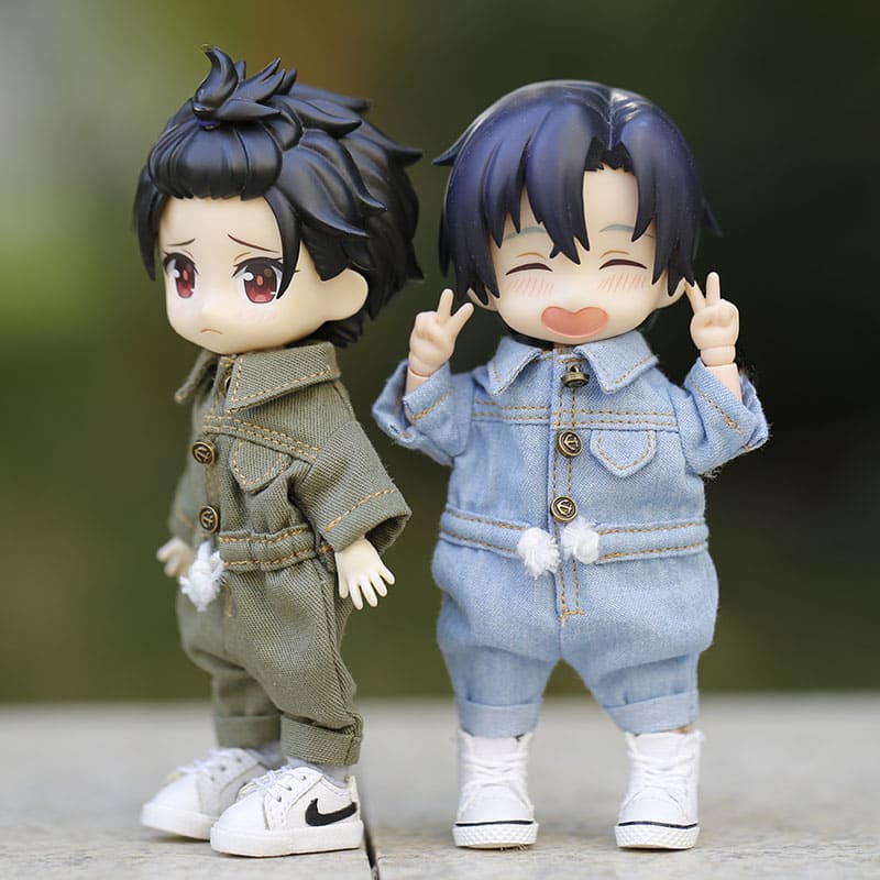 楽天市場】オビツ11 ドール 人形 服 衣装 つなぎ デニム アウト