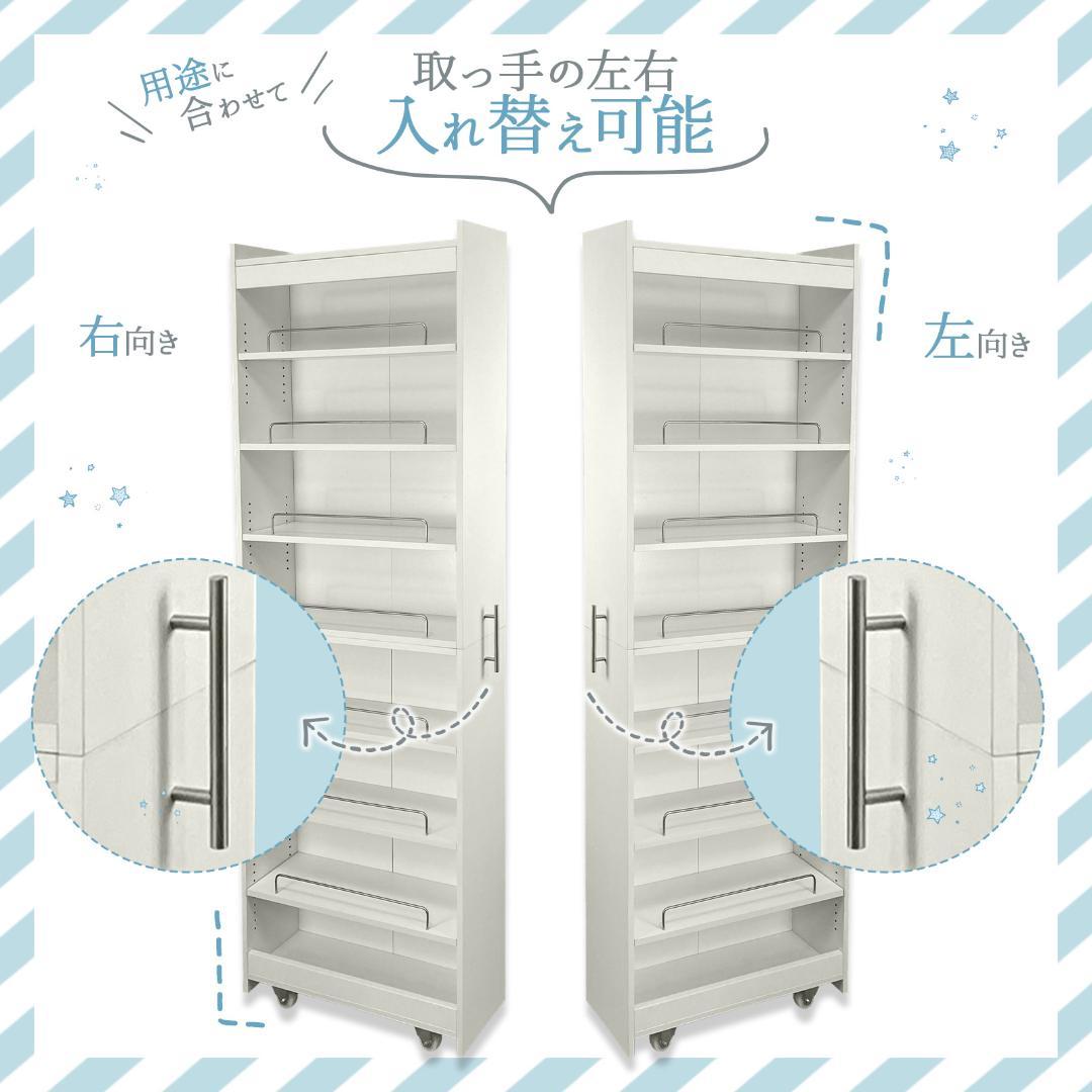 楽天市場】8tail キッチンワゴン 隙間収納 (幅20 奥行60,ホワイト