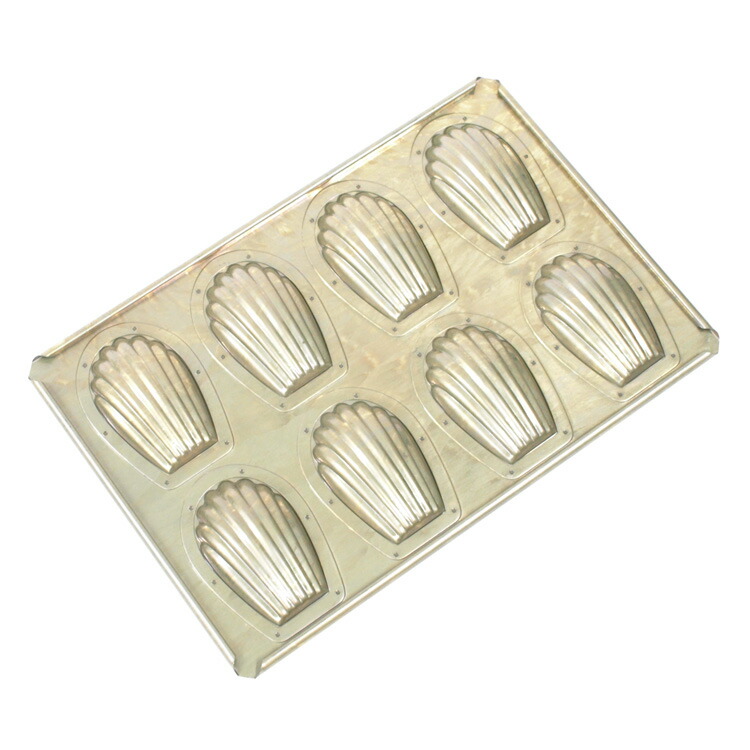 楽天市場】千代田金属 シリコン 加工 マドレーヌ型 貝 シェル 型 天板