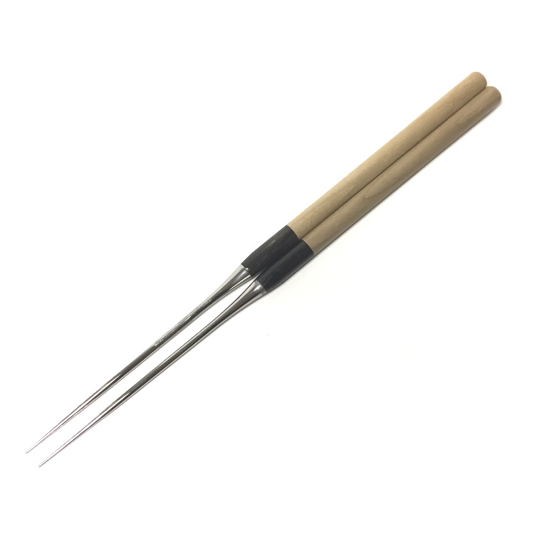 楽天市場】盛箸 ステンレス 水牛柄 240mm 全長380mm ※木とステンレスの