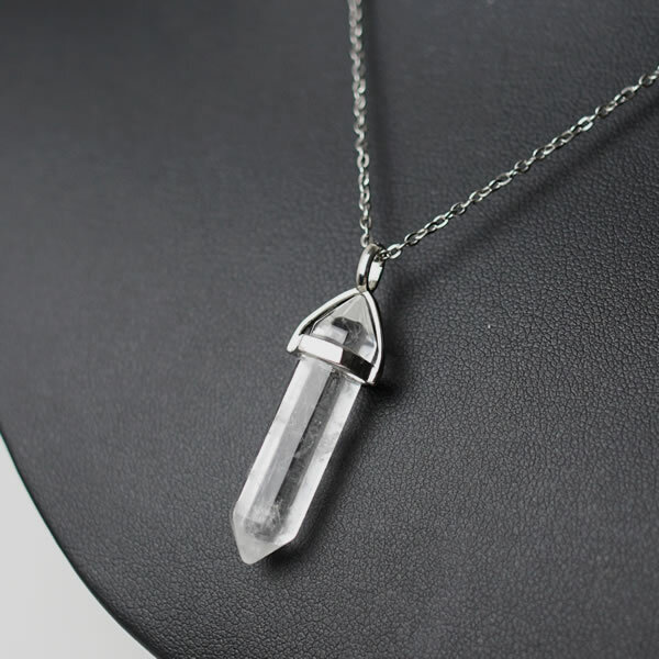 楽天市場】水晶 AAAAA ダブルポイント ペンダント 両剣ポイント