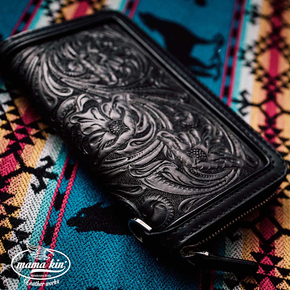 楽天市場】長財布 ラウンドファスナー メンズ・レディース ヌメ革