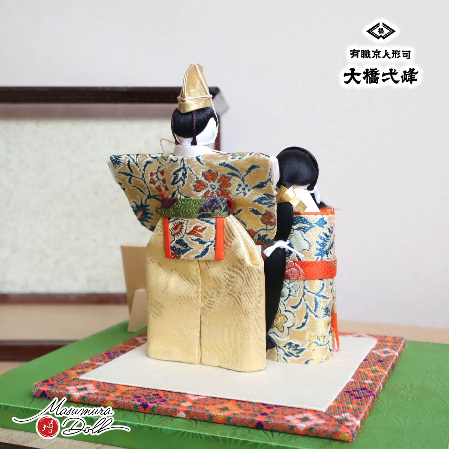 三橋トリ作雛人形立雛梅寿共箱MR8225B