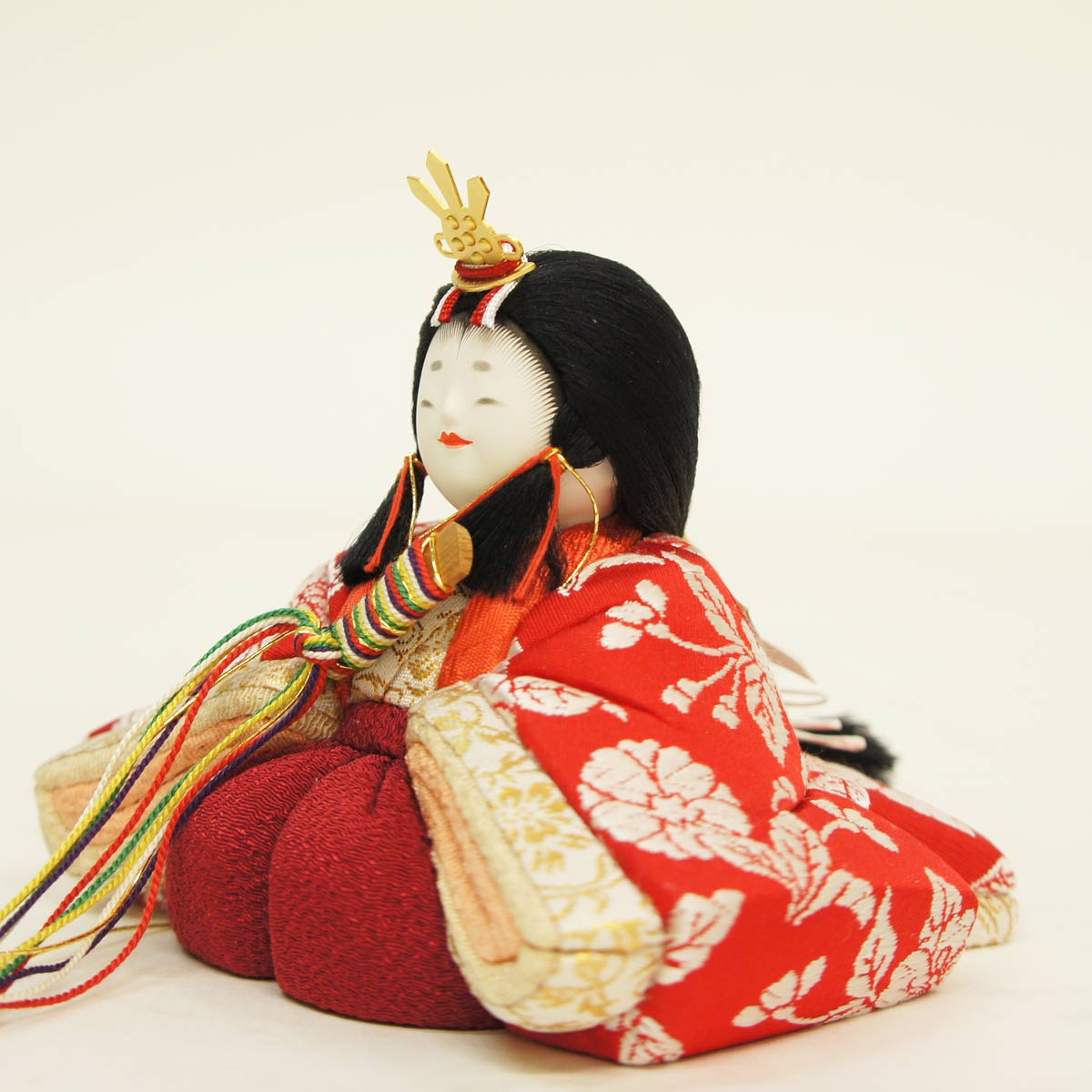 楽天市場】雛人形 コンパクト 木目込み飾り 原孝州作 彩華雛 木目込み