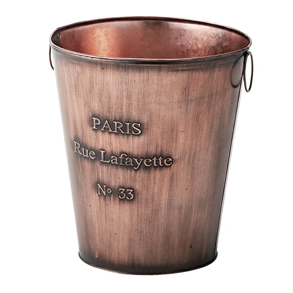 楽天市場】アンティーク調 ブリキバケツ風 ゴミ箱「Seaux