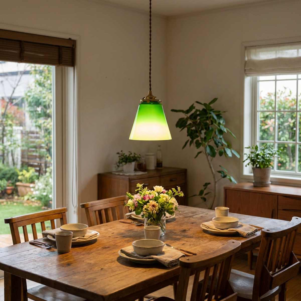 楽天市場】【グリーンガラスペンダント】ガラスペンダントライト