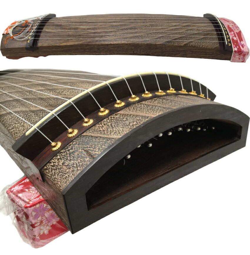 楽天市場】全長90cmの短箏□高級素材のミニ箏「小美箏(おみごと)並